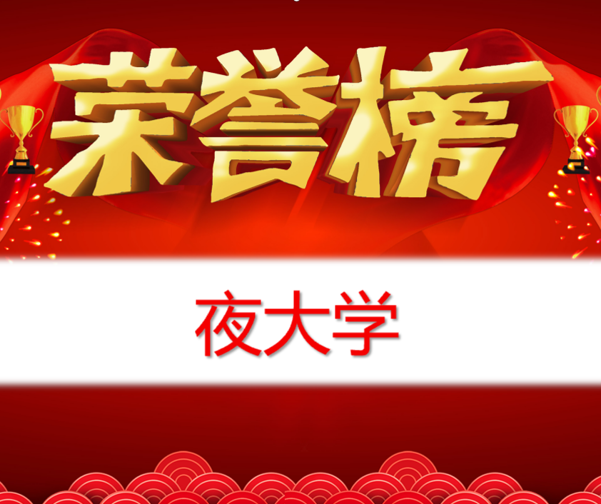 夜大学员获奖